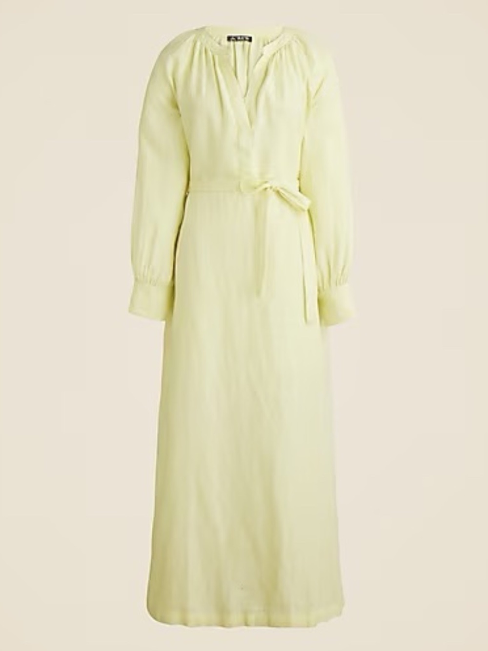 J. Crew Cabana Belted Linen Dress